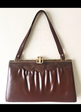 universal Beden kahverengi Renk Vintage kol çantası