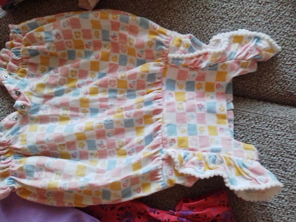 Bebek Kız Renkli Fırfırlı Kolsuz Elbise Seti - Görsel 3