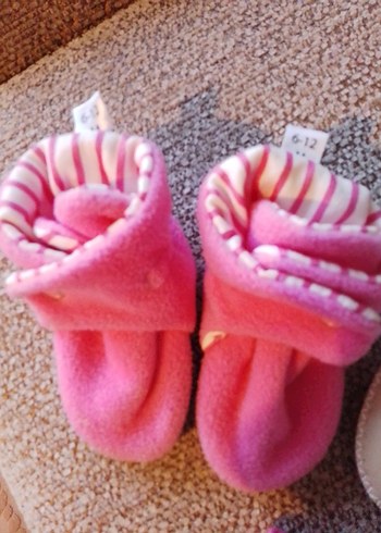 Kız Çocuk Pastel Renkli Örgü Çorap Seti - Görsel 4