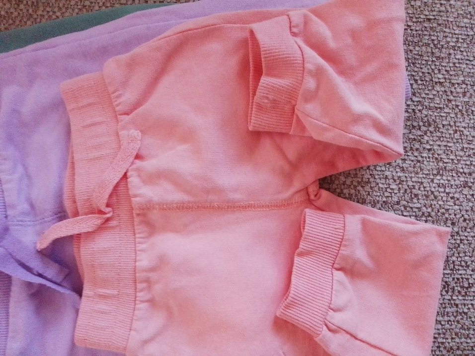 Kızlar için Pastel Renkli Pamuklu Pantolon - Görsel 2