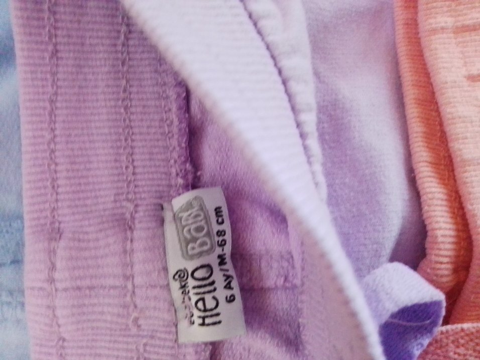 Kızlar için Pastel Renkli Pamuklu Pantolon - Görsel 4