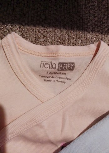 Pastel Renkli Uzun Kollu Bebek Body Seti - Görsel 3