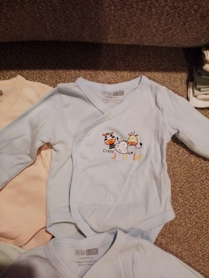 Pastel Renkli Uzun Kollu Bebek Body Seti - Görsel 4