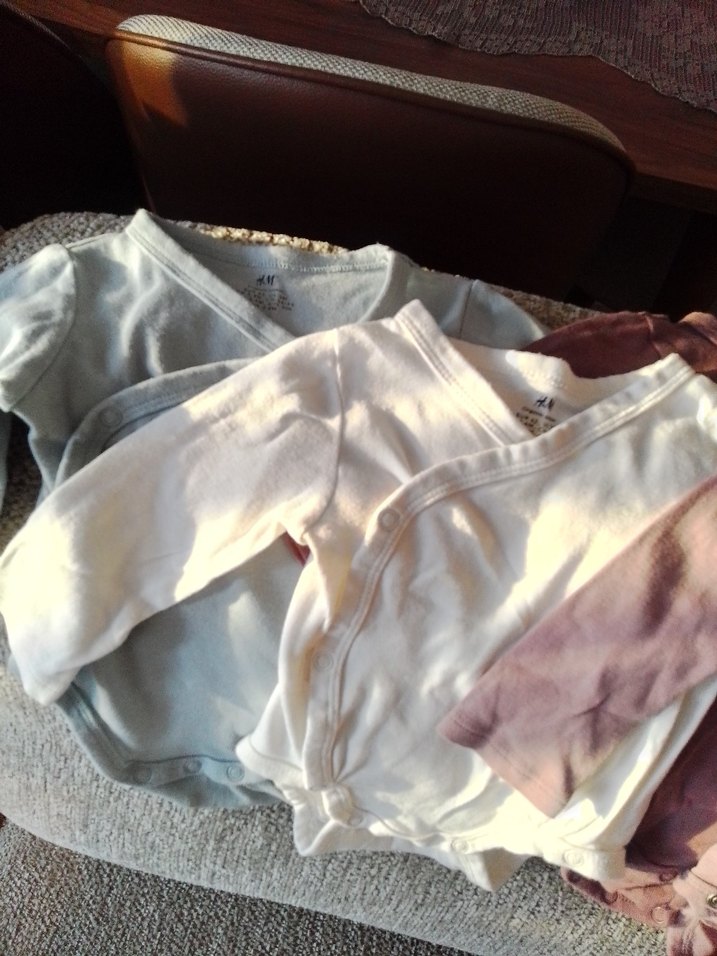 Bebek Kız Uzun Kollu Beyaz Body - Görsel 3