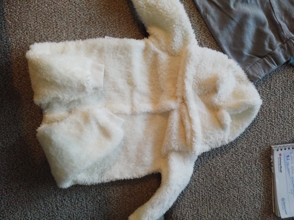 Bebek Kız Uzun Kollu Beyaz Body - Görsel 5