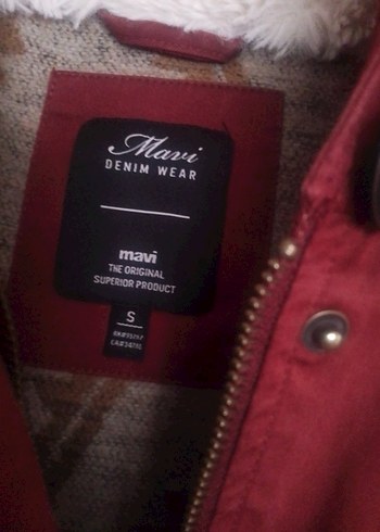 Bordo Kadın Midi Boy Kürklü Mont - Görsel 10