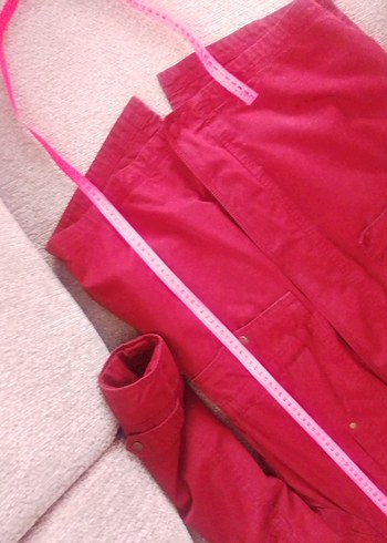 Bordo Kadın Midi Boy Kürklü Mont - Görsel 7