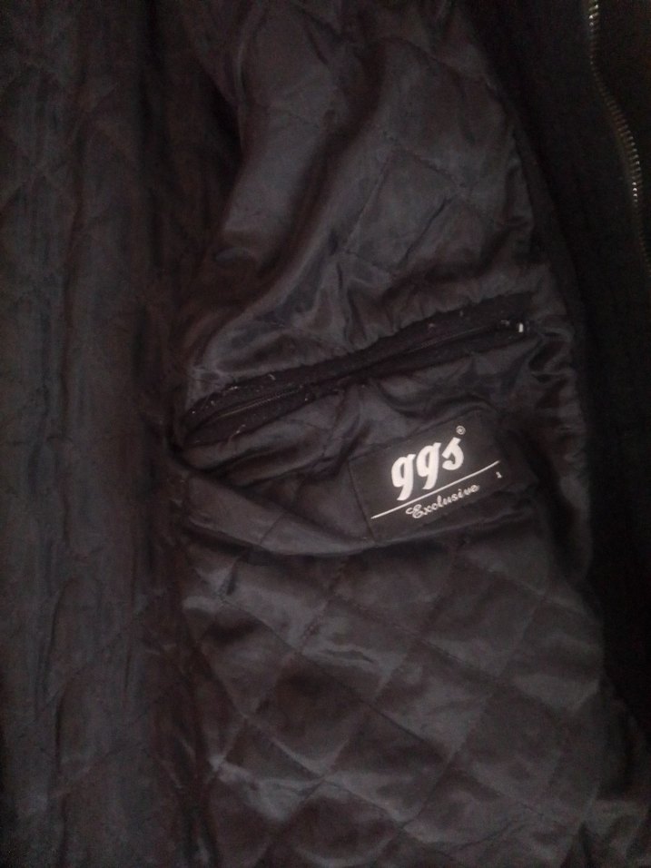 Düğmeli Siyah Erkek Midi Kaban - Görsel 5