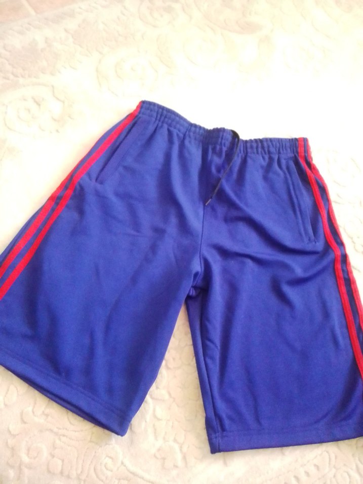 Erkek Mavi Kırmızı Şeritli Rahat Pijama Takımı - Görsel 2