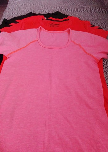 Pembe Slim Fit Kısa Kollu Spor Tişört - Görsel 4