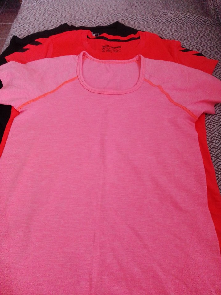 Pembe Slim Fit Kısa Kollu Spor Tişört - Görsel 4