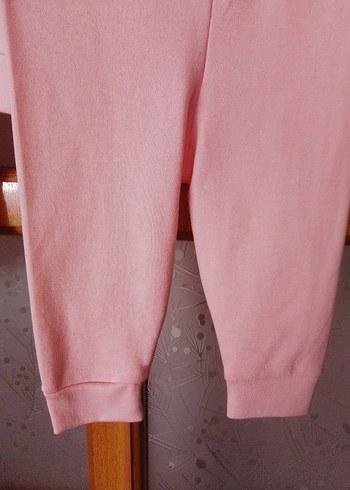 Pembe Kız Bebek Fırfırlı Elbise ve Nakışlı Takım - Görsel 6