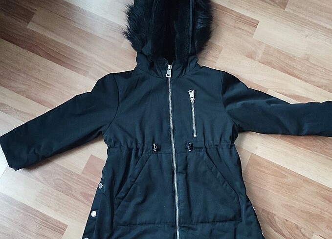 6 Yaş Beden Zara içi yumuşacık kürklü mont