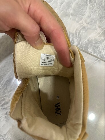 36 Beden camel Renk Zara 36 numara convers