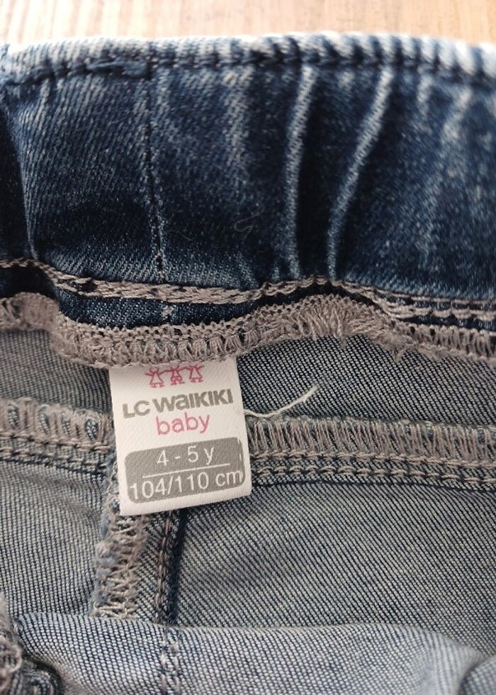 Beli lastikli jean - Görsel 3