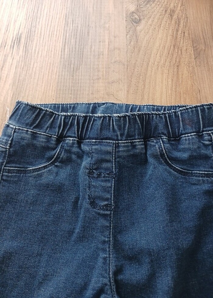 Beli lastikli jean - Görsel 4