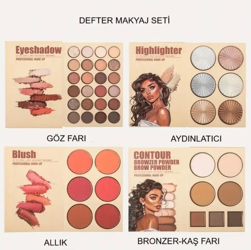 Makyaj paleti - Görsel 5