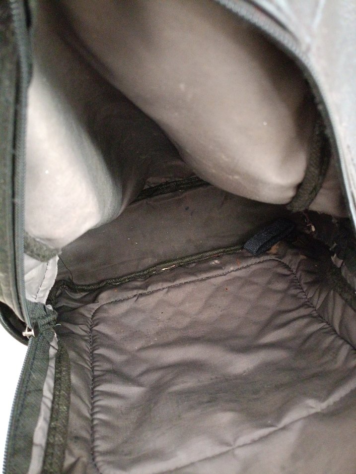 Kadın Siyah Deri Fermuarlı Sırt Çantası - Görsel 3