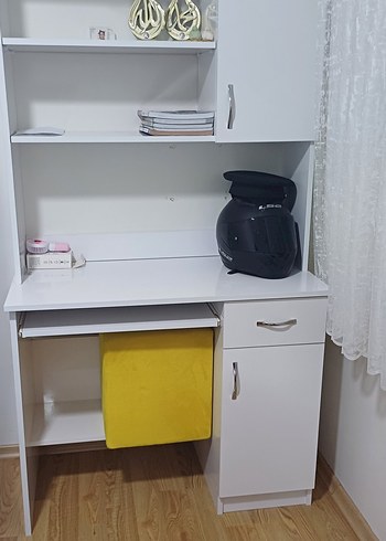 Beyaz Çok Amaçlı Çalışma Masası