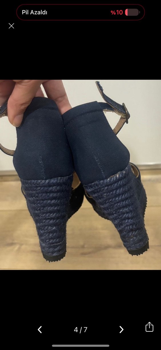 Dolgu Topuk Espadril - Görsel 4