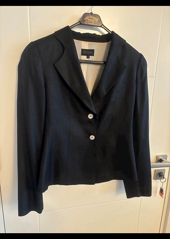 Hafif Parlak Kumaş İkili Ceket/Pantolon Takım - Görsel 7