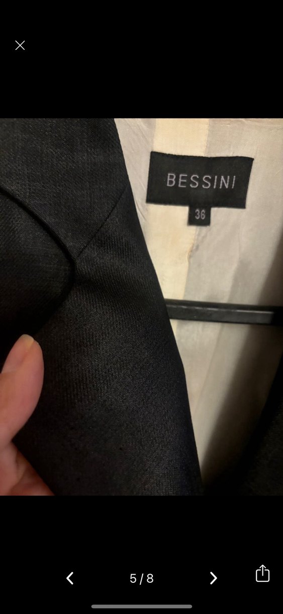 Hafif Parlak Kumaş İkili Ceket/Pantolon Takım - Görsel 5