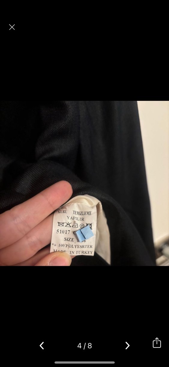 Hafif Parlak Kumaş İkili Ceket/Pantolon Takım - Görsel 4