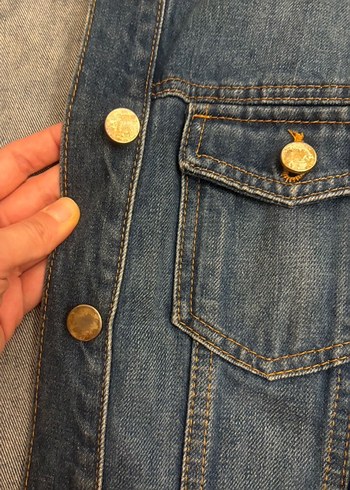 Stefanel Kadın Denim Ceket - Görsel 4