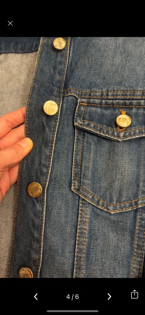 Stefanel Kadın Denim Ceket - Görsel 4