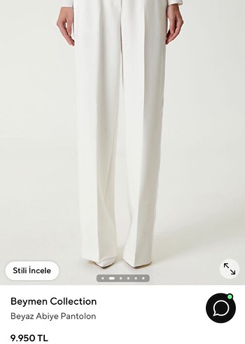 Beymen Collection Beymen Collection Beyaz Abiye Pantolon