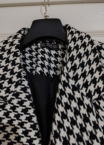 Mango Ekose desen blazer ceket