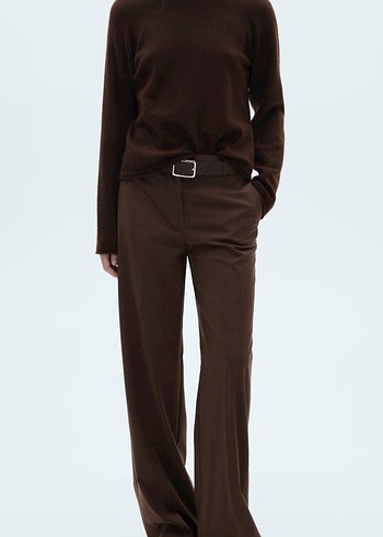 Kahverengi Kadın Kumaş Pantolon - Görsel 2