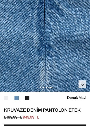 Kadın Camel Kuşaklı Kot Şort Etek - Görsel 7