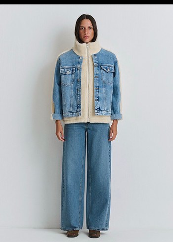 Gri Kot Uzun Kışlık Kadın Ceket - Görsel 2