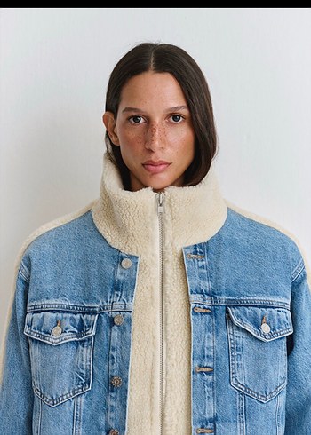 Gri Kot Uzun Kışlık Kadın Ceket - Görsel 5