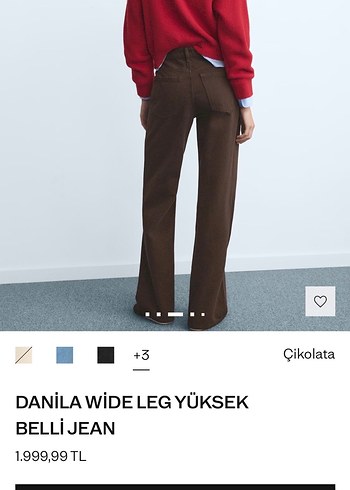 Kadın Kahverengi Süet Geniş Paça Pantolon - Görsel 2