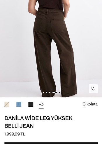 Kadın Kahverengi Süet Geniş Paça Pantolon - Görsel 6