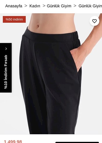 #DAGİ MARKASI Siyah Kadın Rahat Kesim Eşofman Altı - Görsel 4