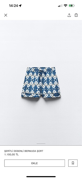 #ZARA#Şort #