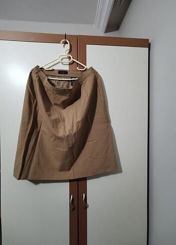 universal Beden camel Renk Bej blazer ceket ve etek takım