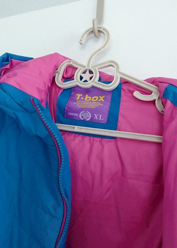 T-Box Mavi Fermuarlı Mont - Görsel 4