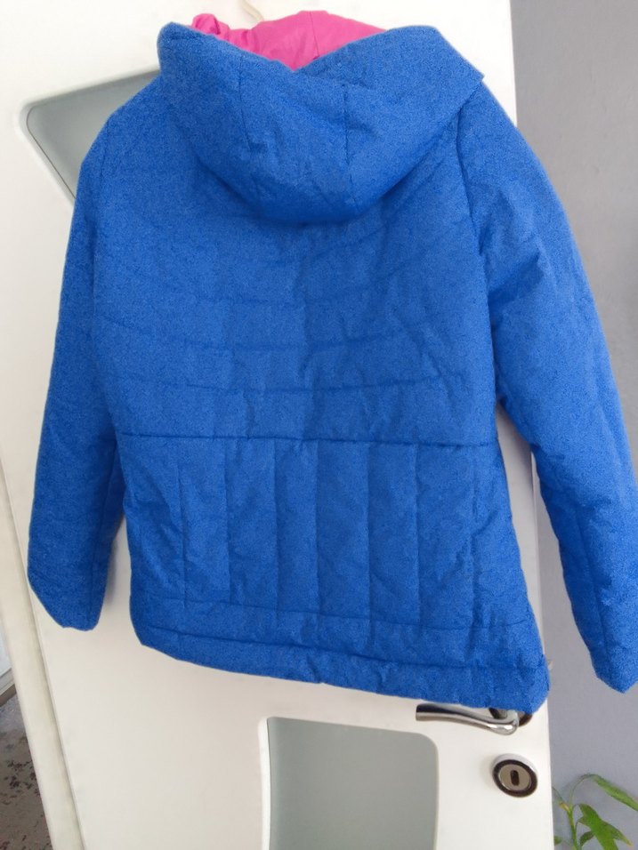 T-Box Mavi Fermuarlı Mont - Görsel 3