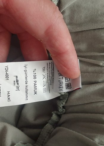 haki renk etek 11 13 yaş - Görsel 5