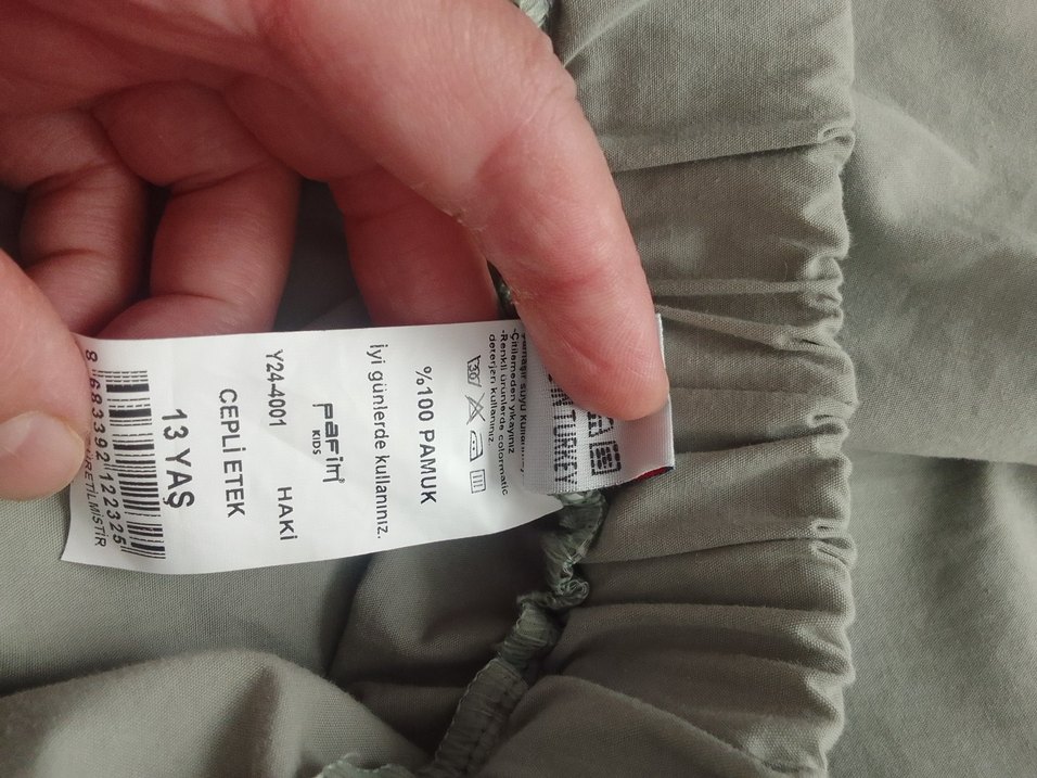 haki renk etek 11 13 yaş - Görsel 5