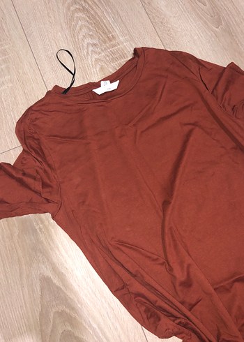 Bordo Uzun Kollu Keten Kadın Elbise - Görsel 2