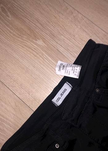 Siyah Kadın Midi Boy Kot Pantolon - Görsel 2