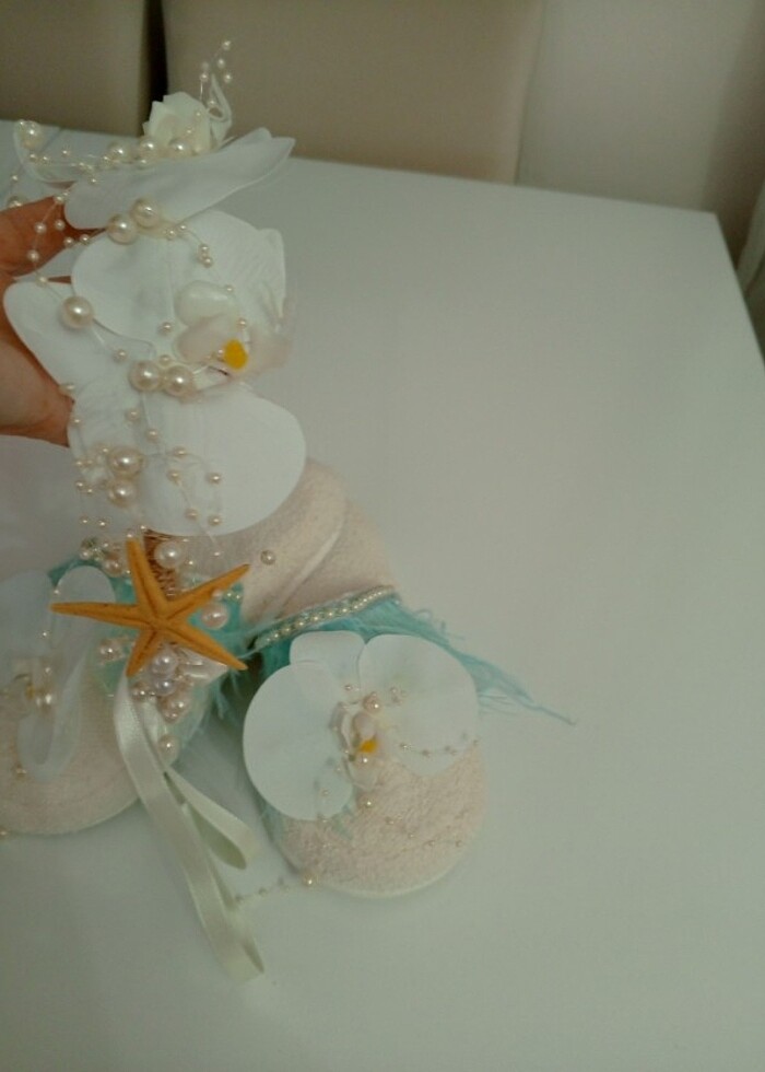 Lohusa terliği takımı - Görsel 2