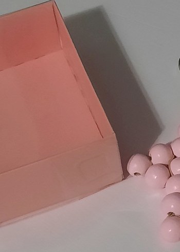 Pembe Boncuklu Kadın Anahtarlık - Görsel 3