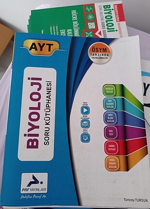 Paraf yayınları AYT BİYOLOJİ SORU BANKASİ