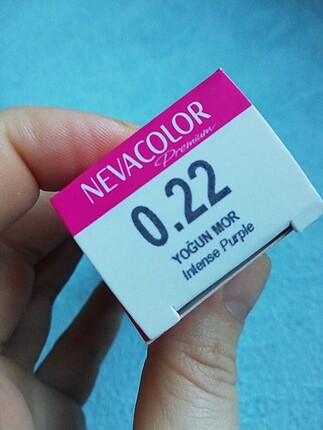Neva color 0.22 yoğun mor saç boyası 